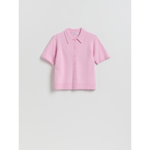 Reserved Wełniany sweter polo 245HI-03X