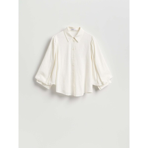 Reserved Koszula z bufiastymi rękawami TX429-00X