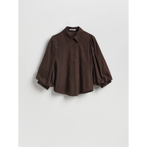 Reserved Koszula z bufiastymi rękawami TX429-89X