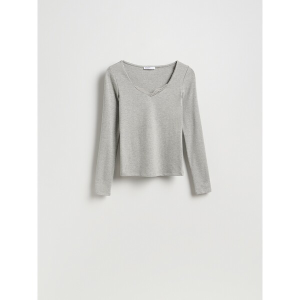 Reserved Bluzka z koronką 440KL-09M