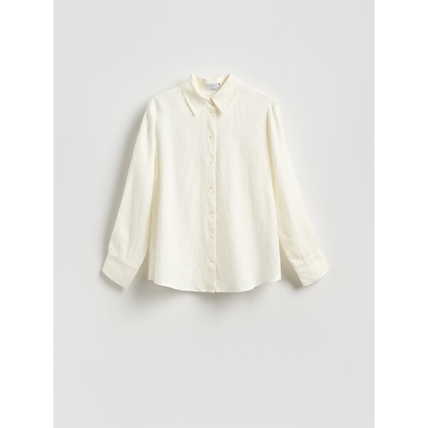 Reserved Lniana koszula 486FH-00X