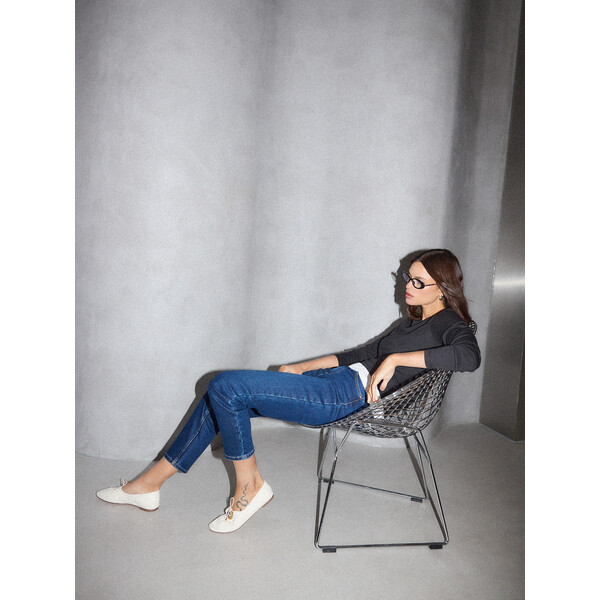 Mohito Czarny longsleeve basic z modalem 874IO-99X