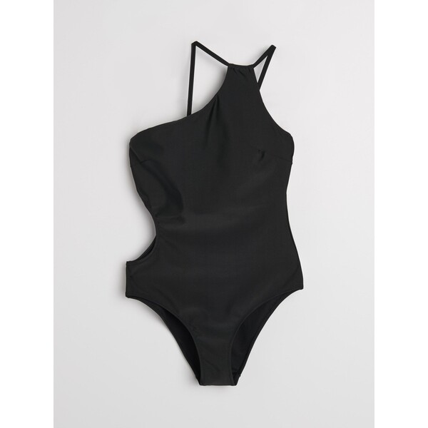 Sinsay Strój kąpielowy jednoczęściowy na jedno ramię z wycięciem 612IL-99X