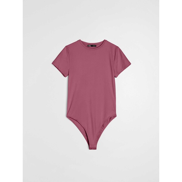 Sinsay Gładkie body basic z krótkim rękawem 252HB-37X