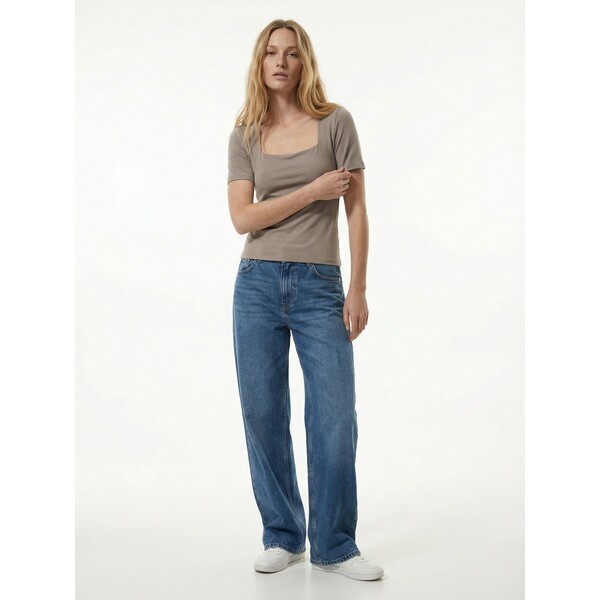 Sinsay Koszulka z dekoltem karo 254HB-08X