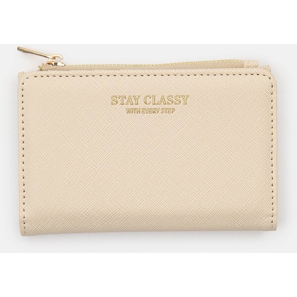 Sinsay Mały portfel z imitacji skóry saffiano 664IA-02X