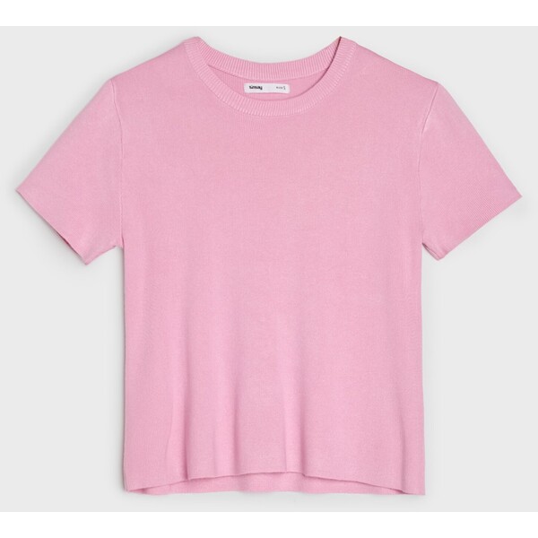 Sinsay Wiskozowy sweter z krótkim rękawem 493GZ-03X