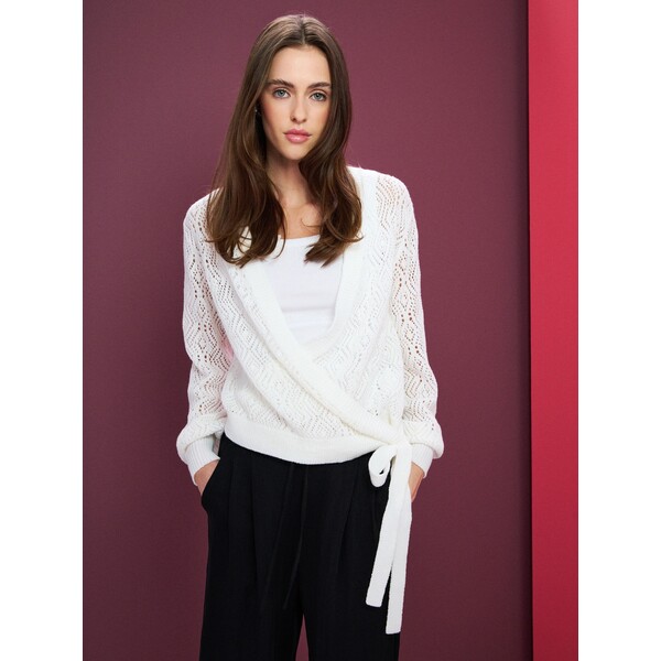 Sinsay Ażurowy kardigan 477HC-01X