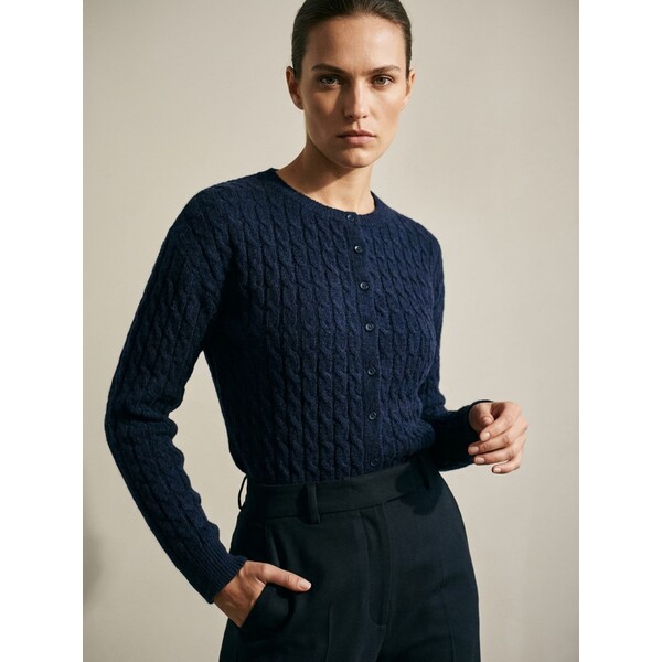 Sinsay Kardigan z dekoracyjnym splotem 747IV-59X