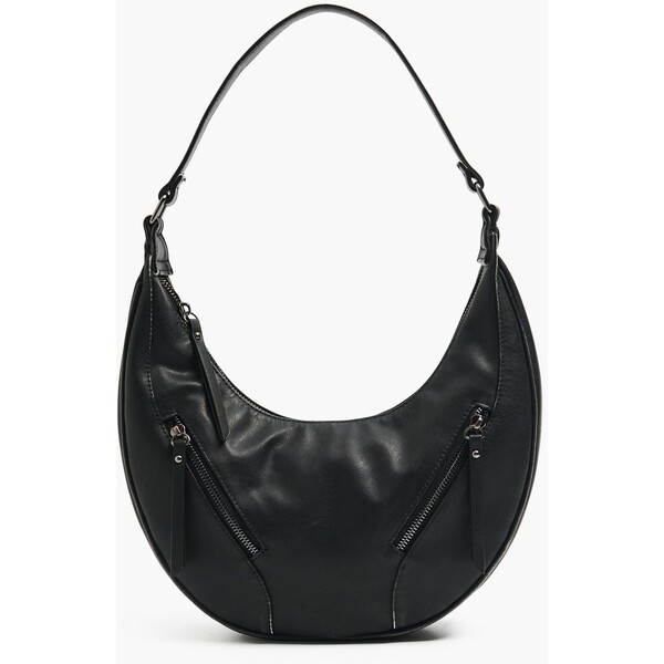 Cropp Czarna torebka hobo z imitacji skóry 730FX-99X