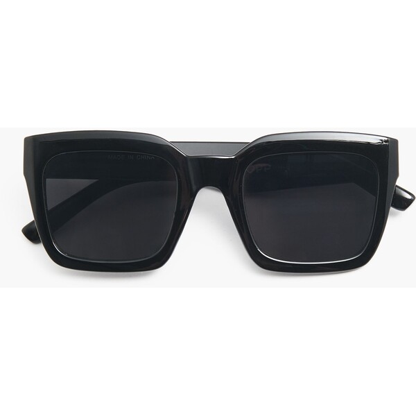 Cropp Czarne szerokie okulary przeciwsłoneczne 342IF-99X