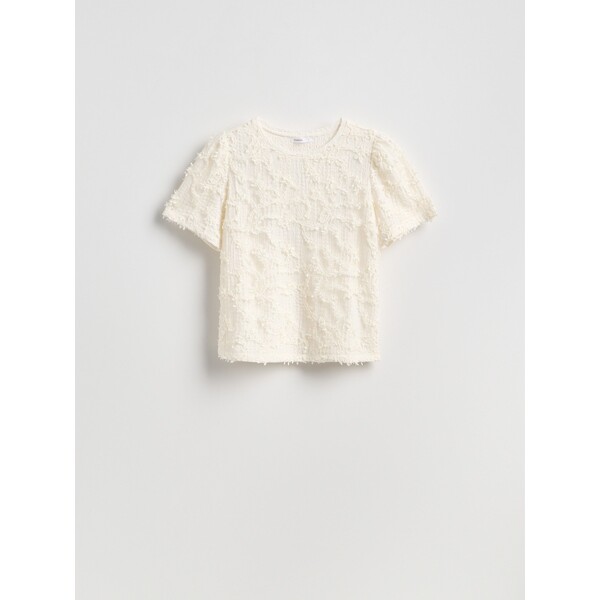 Reserved Kreszowany t-shirt 436HT-01X