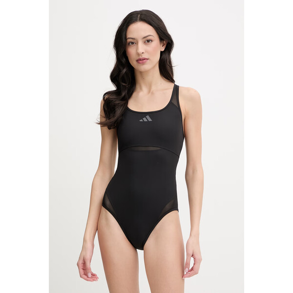 adidas Performance jednoczęściowy strój kąpielowy Lanelux  kolor czarny miękka miseczka JZ5813