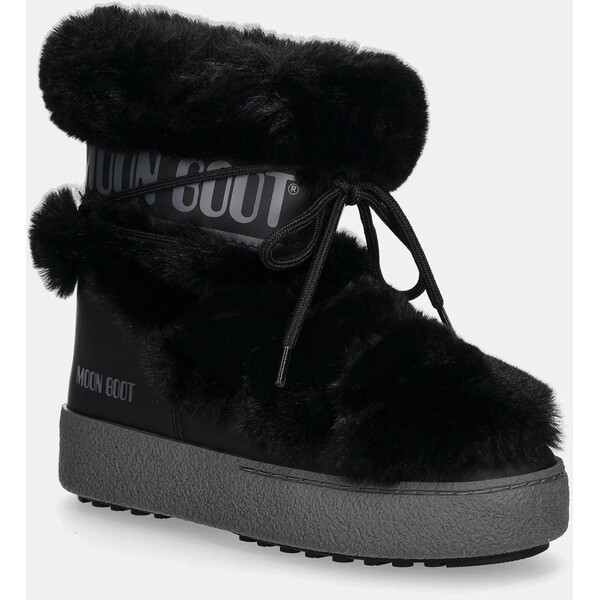 Moon Boot śniegowce MB LTRACK FAUX FUR WP  kolor czarny 80D2450130 N001 80D2450130.N001