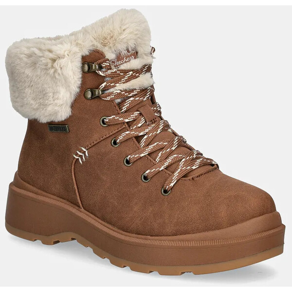 Skechers śniegowce PARK CITY  kolor brązowy 168087