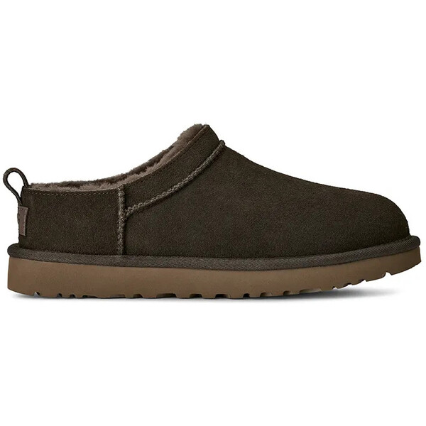 UGG kapcie zamszowe W Classic Micro  kolor brązowy 1173891.DNSS