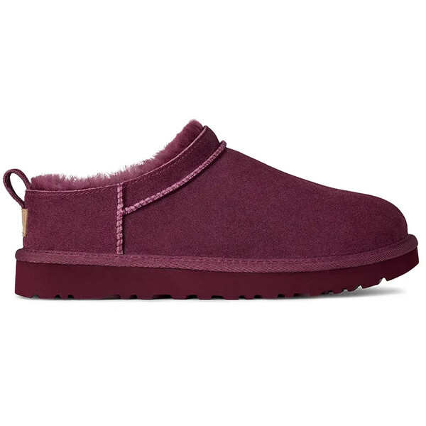 UGG kapcie zamszowe Classic Micro  kolor różowy 1173891.BTMG