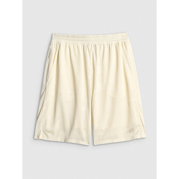 4F Spodenki do koszykówki szybkoschnące uniseks - białe 4FRSS24TSHOF667-11S