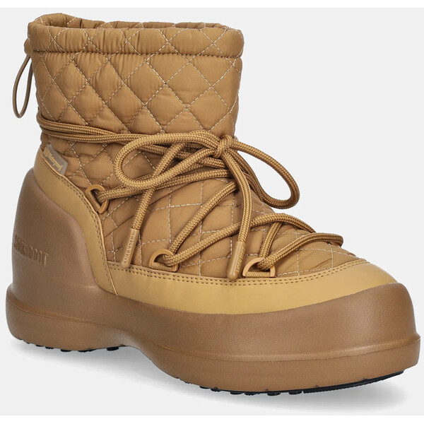 Moon Boot śniegowce MB MEZZALUNA QUILTED MID WP  kolor brązowy 80D2500020 L003 80D2500020.L003