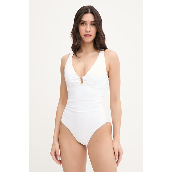 Lauren Ralph Lauren strój kąpielowy jednoczęściowy damski  biały 20601016