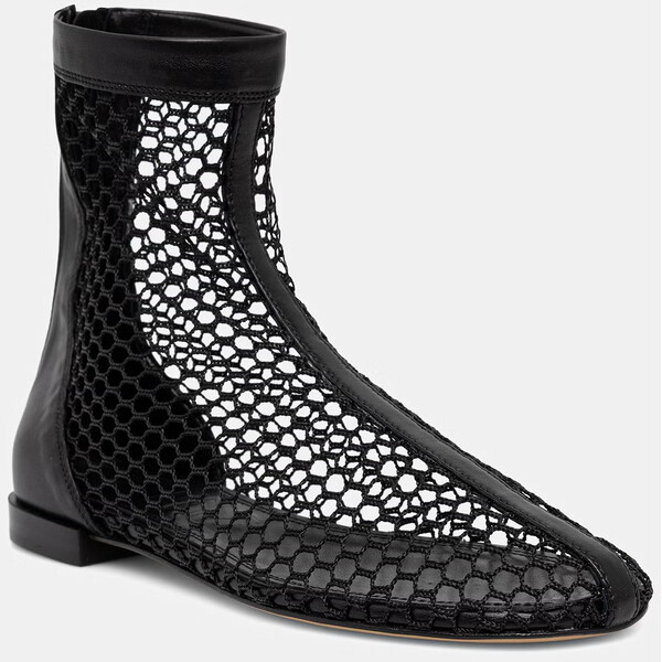 Souliers Martinez botki na płaskim obcasie damskie MAXIMA  czarne MAXIMA MAXIMA.BLACK