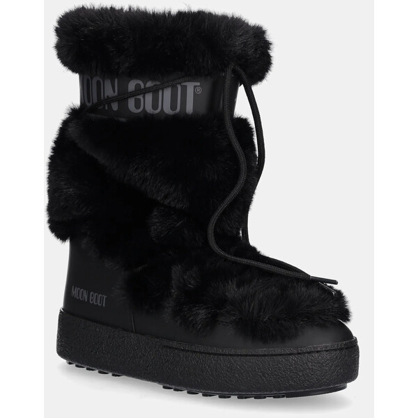 Moon Boot śniegowce MB LTRACK FAUX FUR HIGH WP  kolor czarny 80D2450210 N001 80D2450210.N001