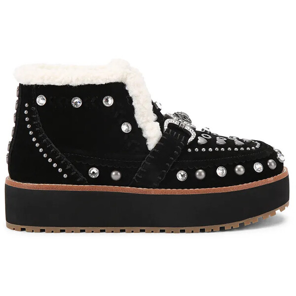 Kurt Geiger London śniegowce zamszowe Mansion Cosy Boot  kolor czarny 4993900029