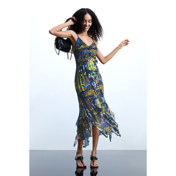 Desigual Sukienka zaprojektowana przez Mr. Christian Lacroix 26SWVKXL2000