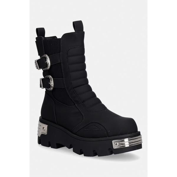 Koi Footwear botki Uncanny Dodge Rogue Military Boots  damskie kolor czarny na platformie Uncanny Dodge Rogue Military Boots Uncanny.Dodge.Rogue