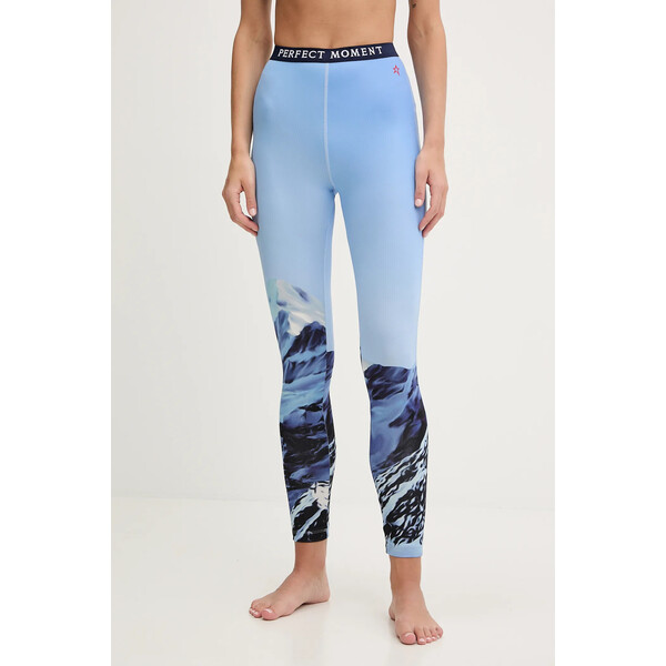 Perfect Moment legginsy funkcyjne  kolor niebieski W3001228