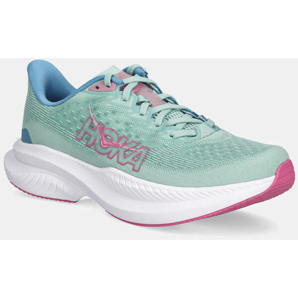 Hoka buty do biegania Mach 6  kolor turkusowy 1147810