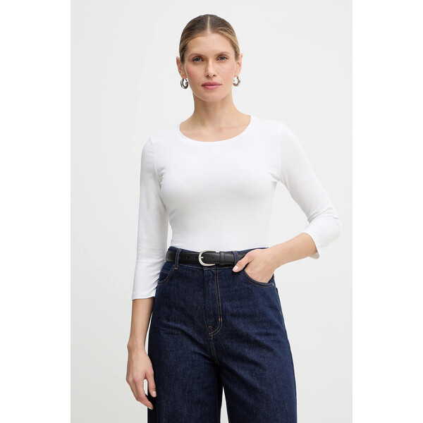 Weekend Max Mara longsleeve MULTIA  kolor biały 2615971011600