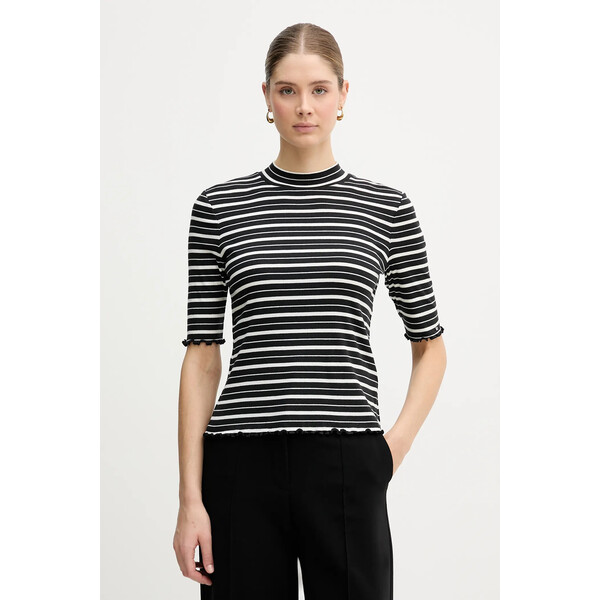 Tommy Hilfiger t-shirt  damski kolor czarny WW0WW47815