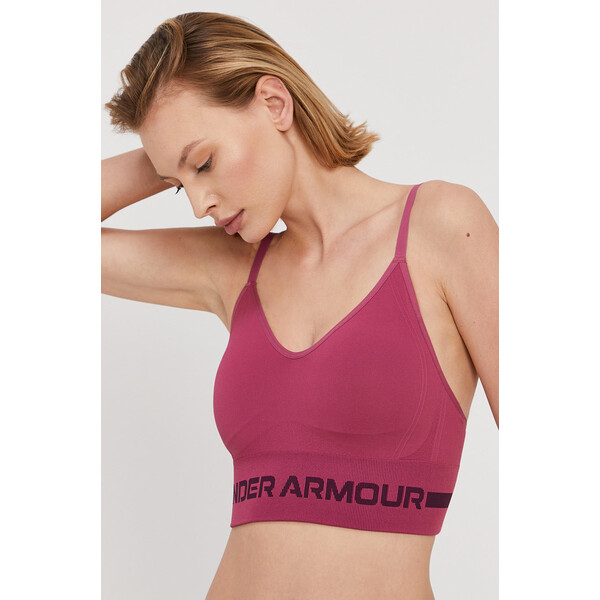 Under Armour biustonosz sportowy Seamless  kolor różowy 1357719