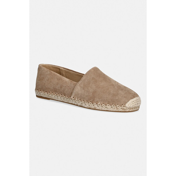 MICHAEL Michael Kors espadryle zamszowe Kenzie Espadrille  kolor beżowy 40R6KZFP1S.297