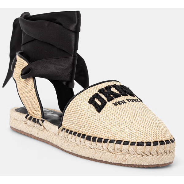 Dkny espadryle Madelise  kolor beżowy K2612113 K2612113.NAX