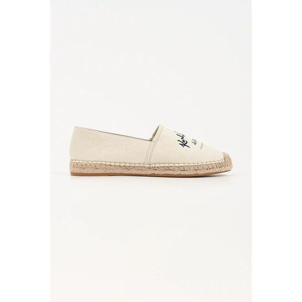 Karl Lagerfeld espadryle Kamini  kolor beżowy KL80110A KL80110A.9T1