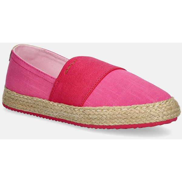 Gant espadryle Raffiaville  kolor różowy 30568943.G597
