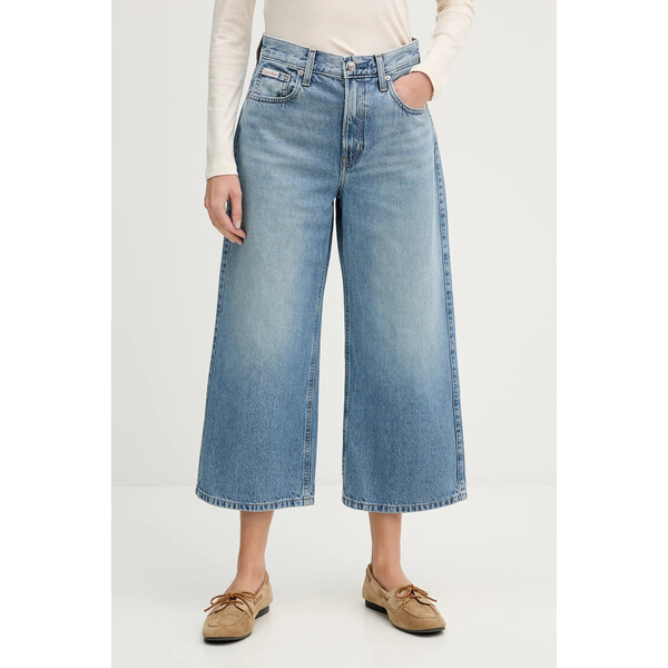 Calvin Klein Jeans jeansy  damskie high waist LV047E722G