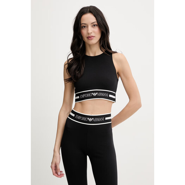 Emporio Armani Underwear top lounge  kolor czarny EW002960 AF19023 EW002960.AF19023
