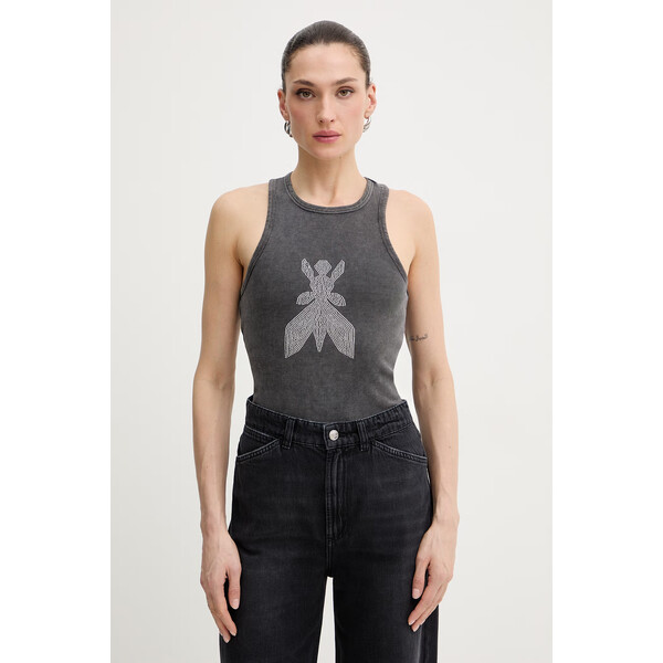 Patrizia Pepe top  kolor szary 8M1768 J373 8M1768.J373