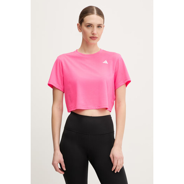 adidas Performance t-shirt treningowy  damski kolor różowy KB7910