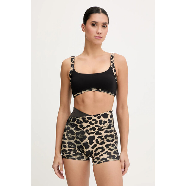 P.E Nation biustonosz sportowy Vivid  kolor czarny wzorzysty 244C245