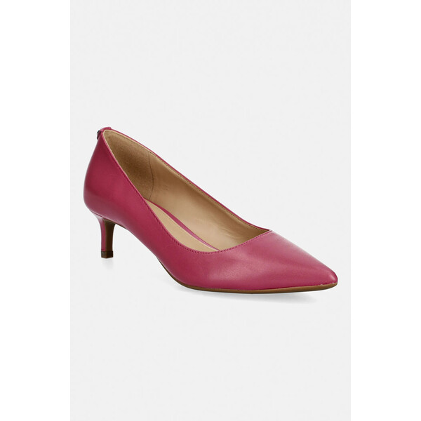 MICHAEL Michael Kors szpilki skórzane Alina Flex Kitten Pump  kolor różowy 40R3ALMP1L.661