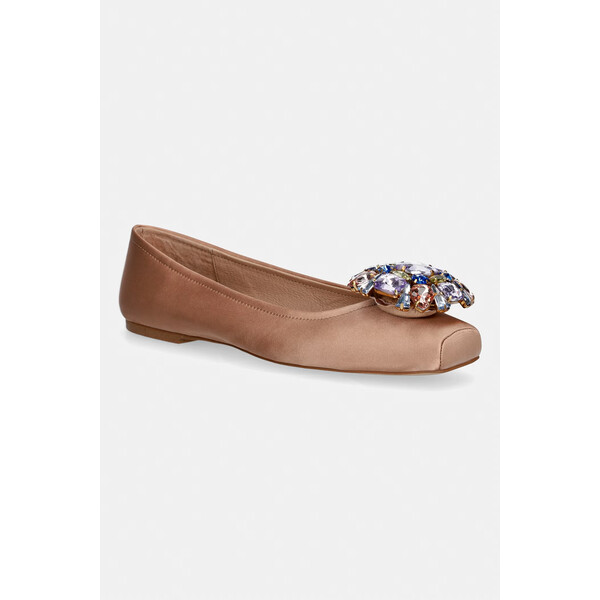 Jeffrey Campbell baleriny ORNATE  kolor beżowy U356-02-005 U356.02.005