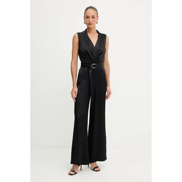 Marciano by Guess kombinezon IVA  kolor czarny z dekoltem w szpic 5YGD24 7350A 5YGD24.7350A