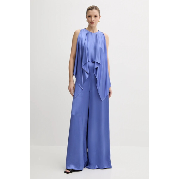 Pinko kombinezon  kolor fioletowy z dekoltem okrągłym 104993 A2GZ 104993.A2GZ