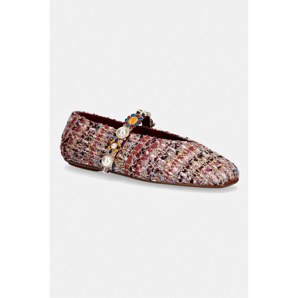 Jeffrey Campbell baleriny Amarissa-2  kolor różowy JC-1528-7-5 JC.1528.7.5
