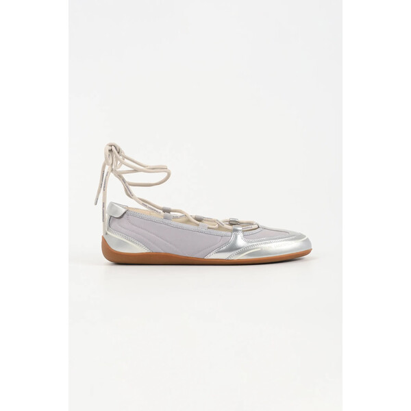 Karl Lagerfeld baleriny ALTIA  kolor srebrny KL66111 KL66111.4SL