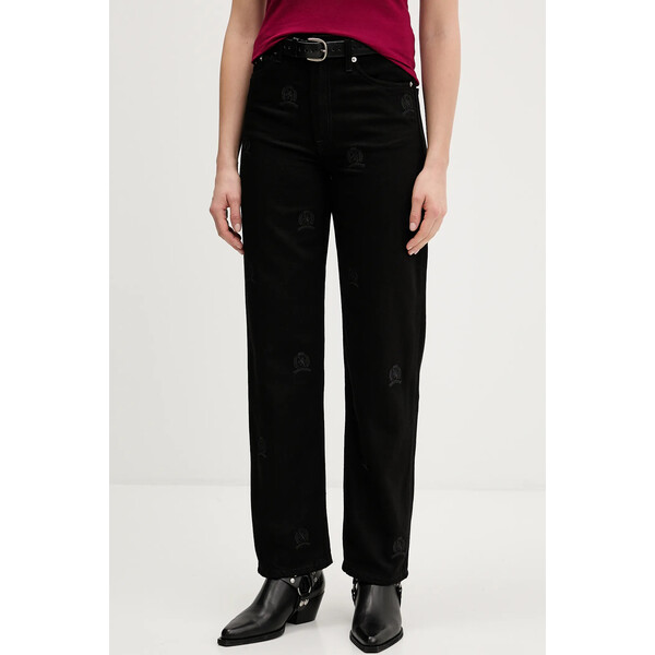 Tommy Jeans jeansy  damskie high waist DW0DW22731
